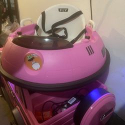 Toddler ride on saucer