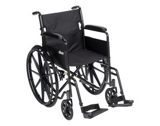 Foldable Wheelchair with Footrests - Great condition