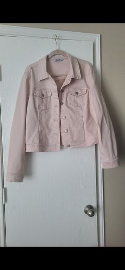 Pink Denim Jacket.