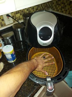 Power Air Fryer XL AF-530-5.3 5.3 QT Deluxe, Black