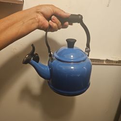 Royal Blue New Condition le Cresuent Tea Kettle Yes its available