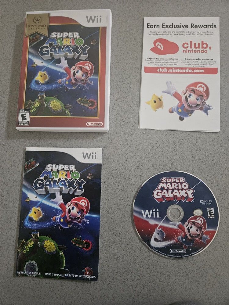 Nintendo Selects Super Mario Galaxy Wii 