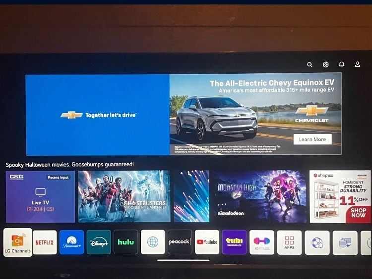 LG tv 55