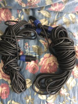 Cables de audio diferentes