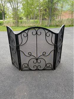 Pottery Barn Fireplace Screen