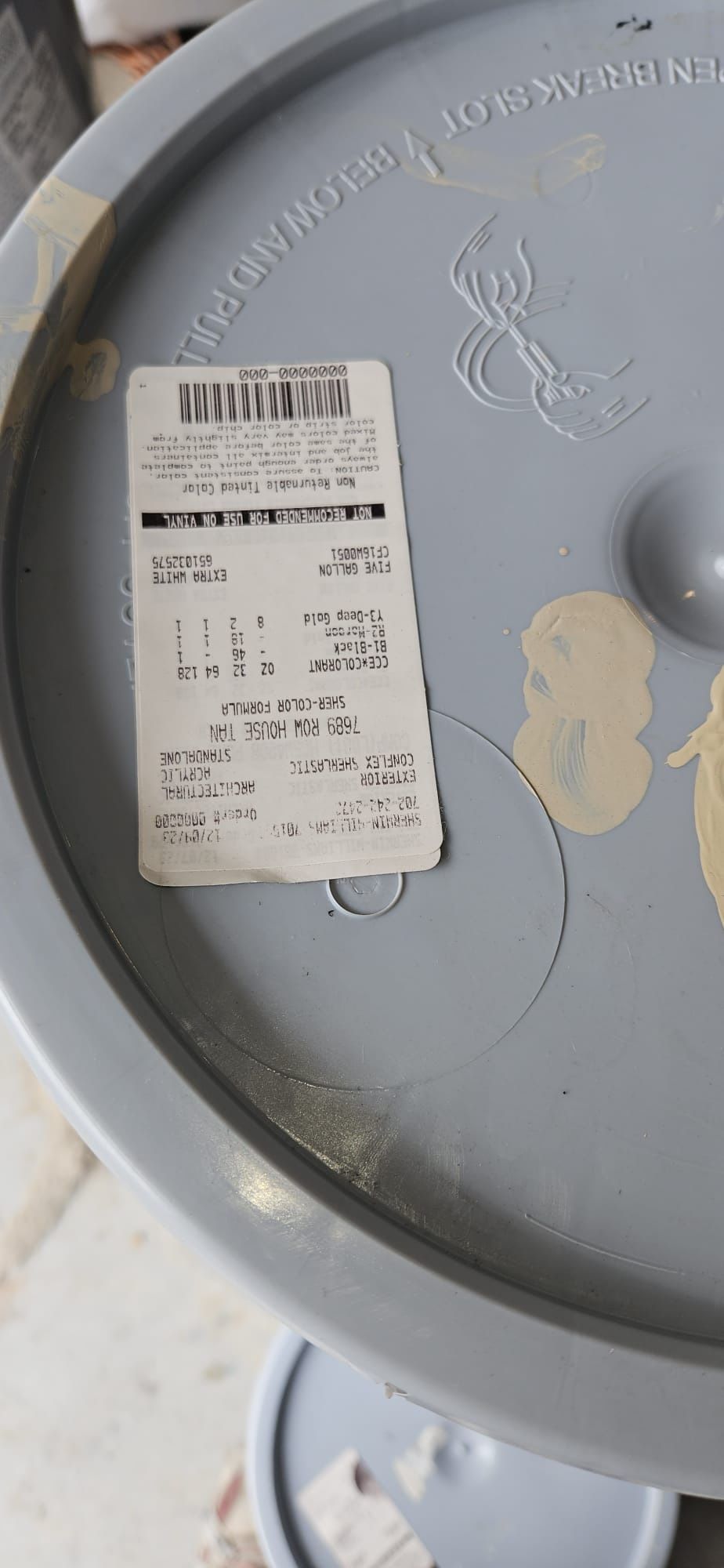 Sherwin William Paint ELASTOMERIC 20 Gallons AND SUPER PAINT 15 Gallons