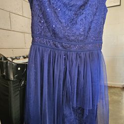 Royal Blue Dress Size Med. 