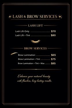 Brow lamination & lash lift !