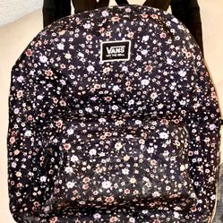 Vans Black/Floral Backpack