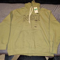 Nike Sportswear Hoodie Sweatshirt Pullover FQ6155-386 Green Mens Size XL Jordan