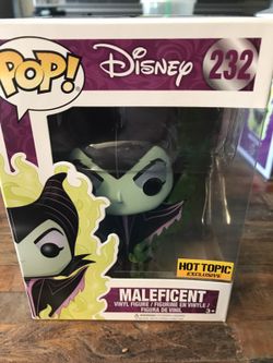 Funko pop hot topic exclusive Disney Maleficent rare