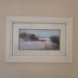 "Surf's Up" Jacqueline Penney Framed Beach Print