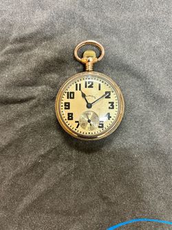 Illinois RR pocket watch Gold plate