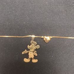 14 K Gold Mickey Mouse Bracelet 