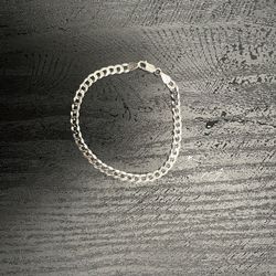 925 Sterling Silver 5mm 8” Curb Chain Bracelet – Solid