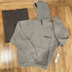 Grey Essential Hoodie 