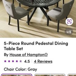 Dinning Table And 4 Chairs