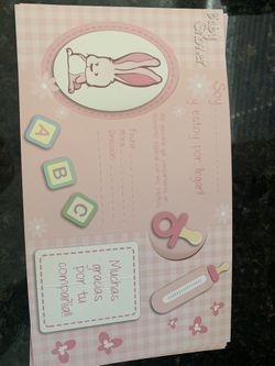 Baby shower invitations