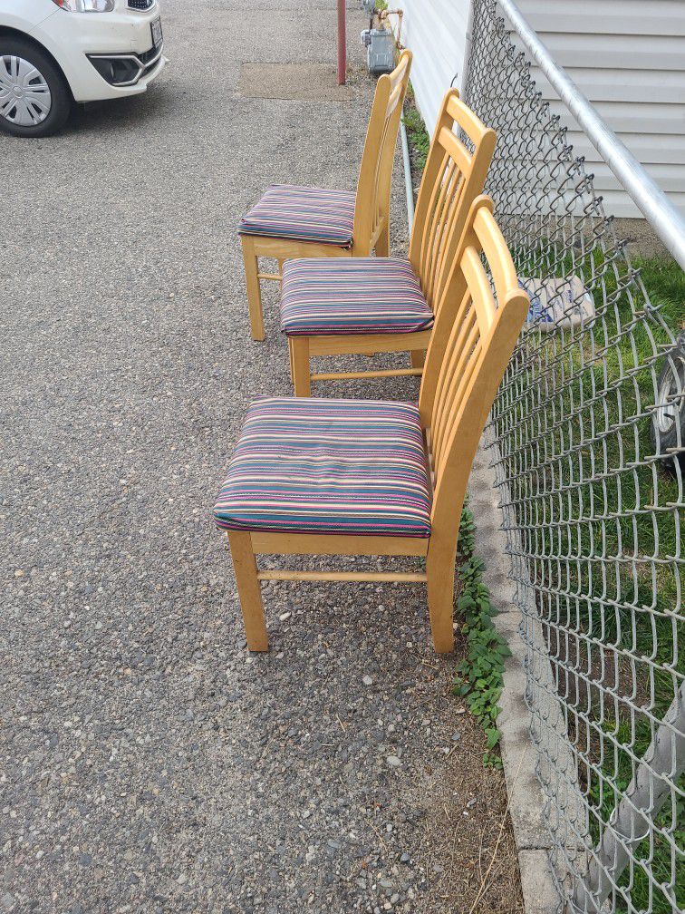 3 Chairs $13