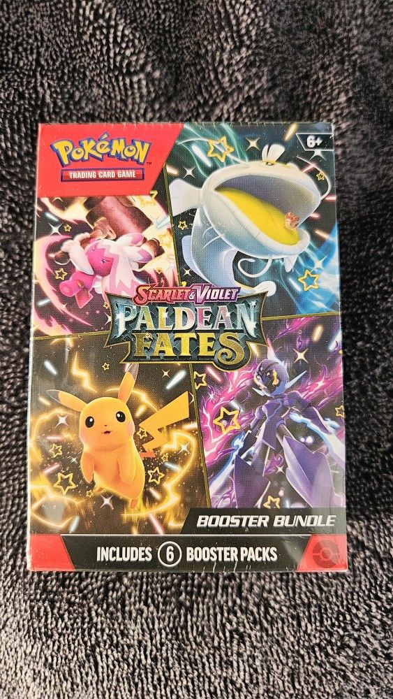 🔥 Pokémon Scarlet & Violet – Paldean Fates Booster Pack Set (6 Packs) – NEW! 🔥