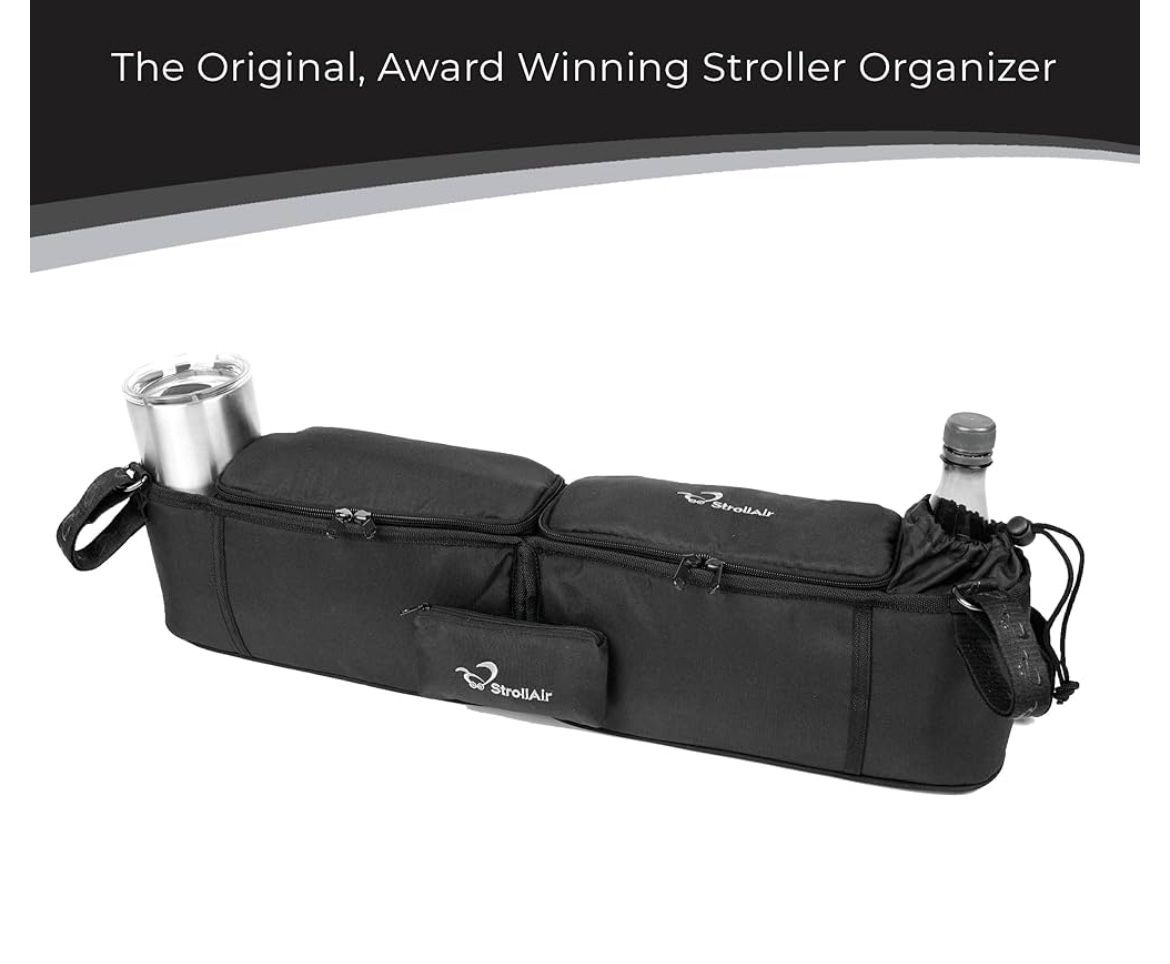 StrollAir - Universal Best Double Parent Stroller Organizer 