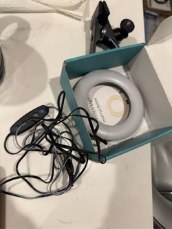 USB Clip-On Ring Light for Video Calls with Box
