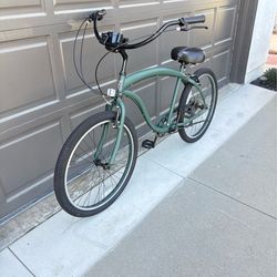 Firmstrong Bruiser Prestige 7 Speed Men's 26" Beach Cruiser Bike