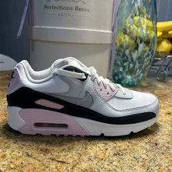 Nk Air Max Brand New White/bk/yelow No Box Size 8.5 Lady 