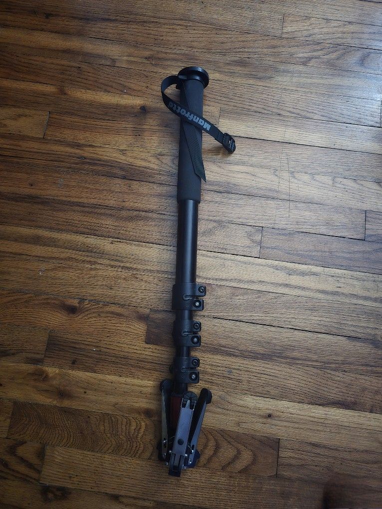 Manfrotto 561B HDV Monopod with video picture head