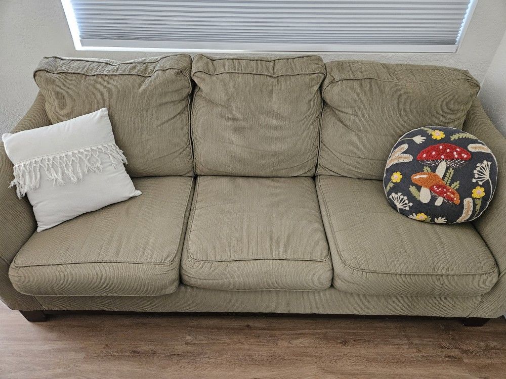 Cozy Green Couch