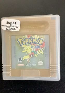 Pokémon Gold Version Game Boy Color Cartridge