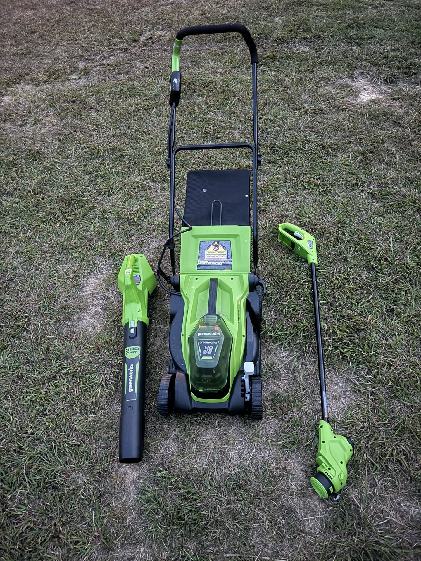 Greenworks Mower Blower Trimmer