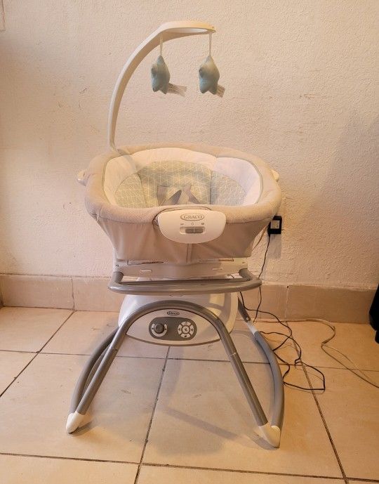 Baby Swing With Portable Rocker Graco Swing Rocking Bassinet Swinging Bassinet Removable Baby Seat