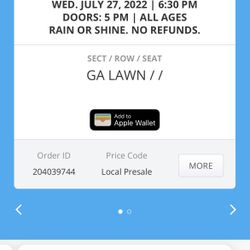 Concert Tickets David Gray at Mcmenamins Edgefield