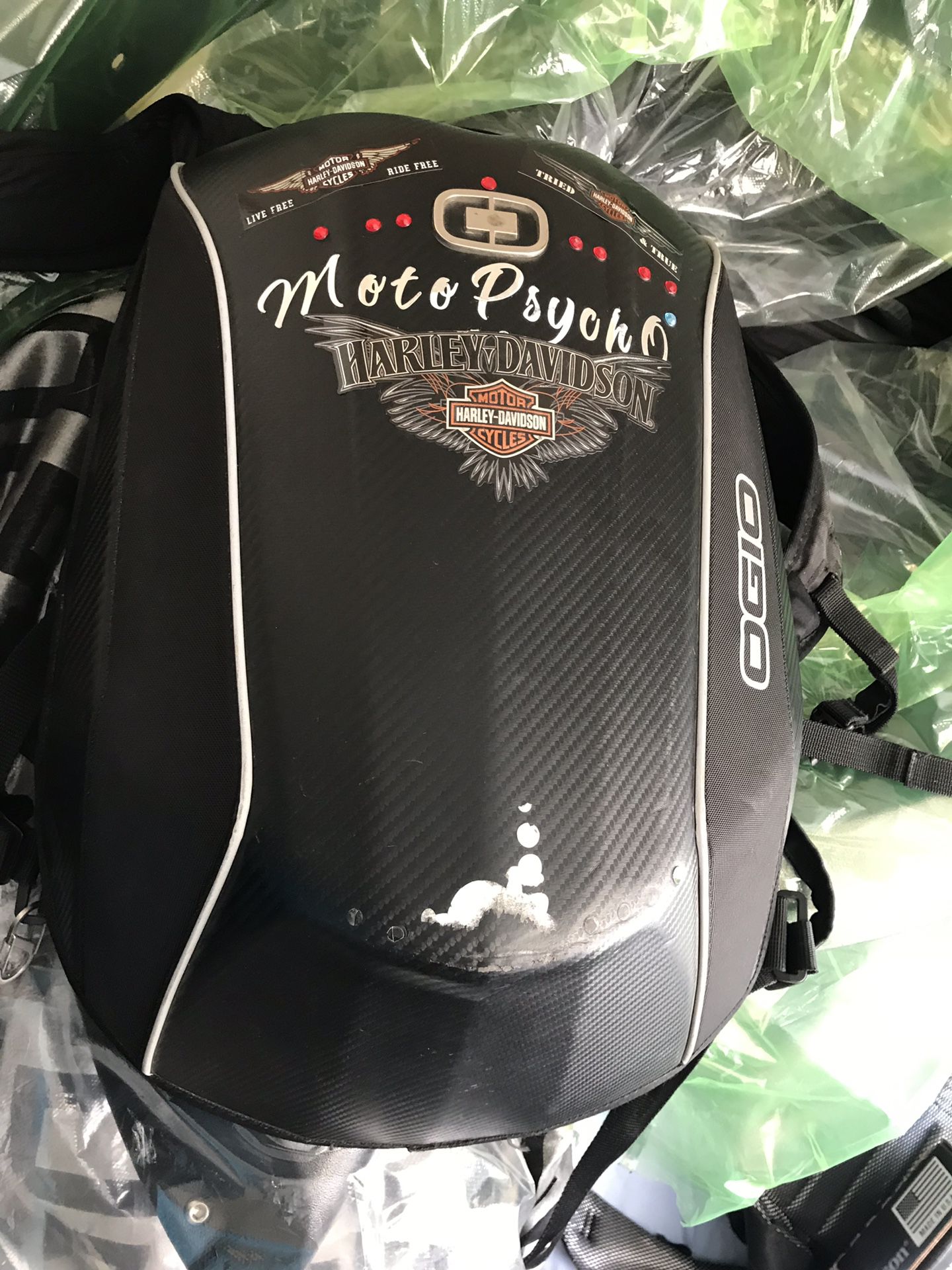 Ogio No Drag Mach 5 Backpack for Sports Motorcycle.