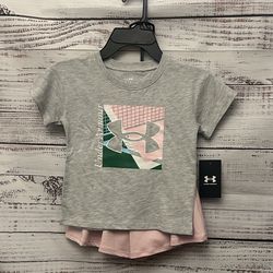 NWT Under Armour girls matching set size 4