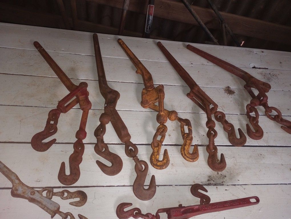 7 Diff.Size Tow binders For Heavy Equipment.