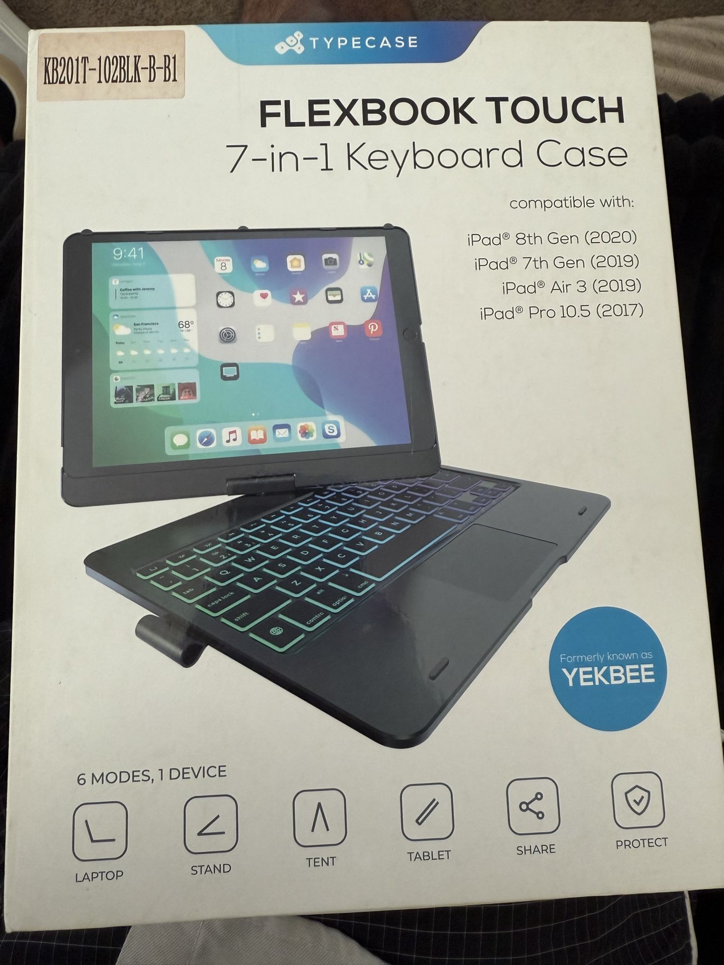 iPad Flex book Touch Case/keyboard