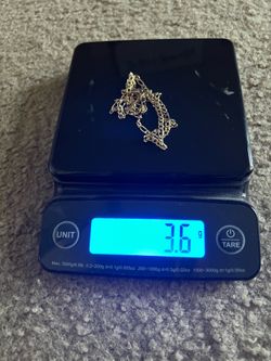 10K figaro necklace