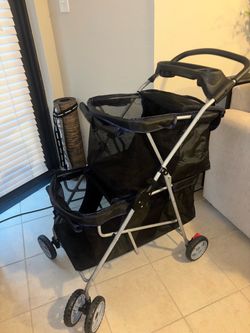 Double Dog Pet Stroller stacked