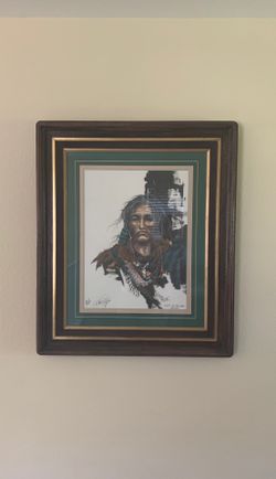 24x30 painting, framed