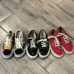 3 Pairs Women’s lace Up Vans 20 For All
