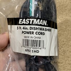 5‘4“ Dishwasher Power Cord New