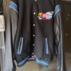 Reversible Nascar Varsity/ Satin Jacket