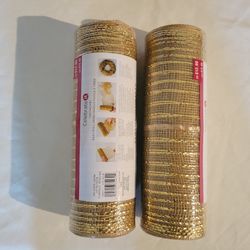 Metallic Gold Mesh
