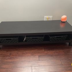 Tv Stand - Black - With Storage 
