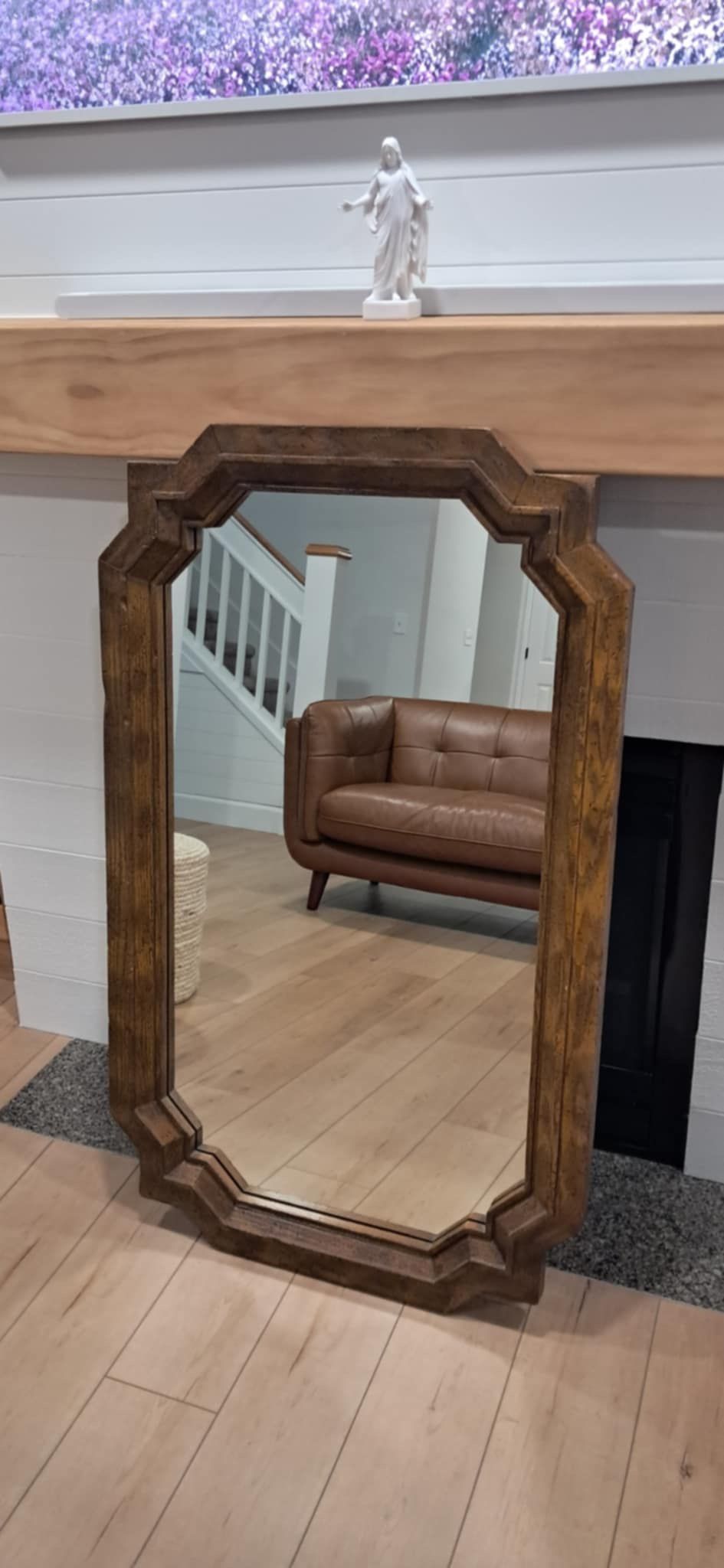 Vintage Solid Wood Mirror