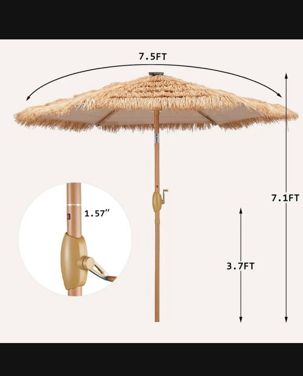 13 foot diameter patio umbrella 13' Outdoor With Base Included ✓ Single-zip outer pocket_embossed logo the set includes a Size:5/0 (25pk) Saltwater rated tackle bag?