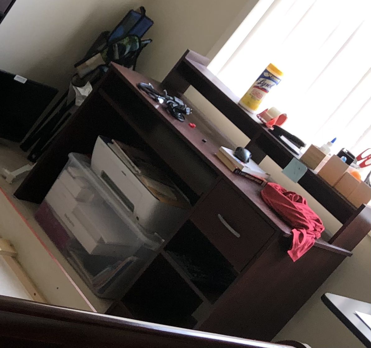 Computer Desk (includes Hutch+Keyboard Tray+Drawer+Shelves) for sale