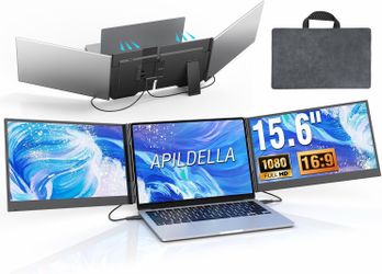 Brand New APILDELLA Triple Laptop Screen Extender - 15.6” Inch